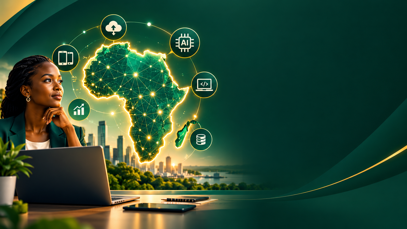 Transformation numérique et intelligence artificielle en Afrique pour les entreprises — Mflexion Solutions numériques